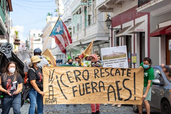 Líderes ambientales del PIP exigen detener rescate económico del gobierno a la carbonera AES